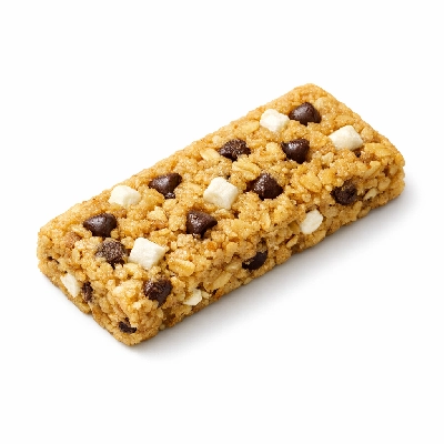 Snacks granola bars soft uncoated chocolate chip graham and marshmallow