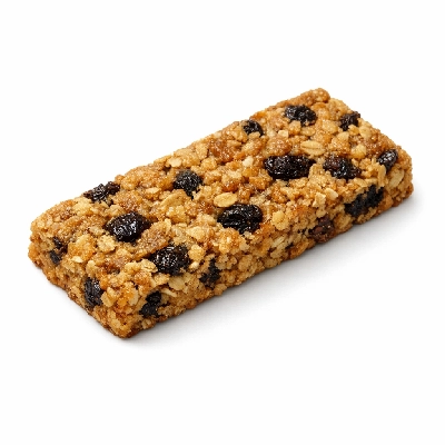 Snacks granola bars soft uncoated raisin