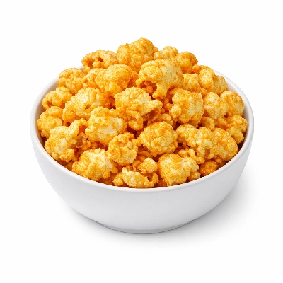 Snacks popcorn cheese-flavor