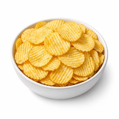 Snacks potato chips lightly salted
