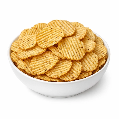 Snacks potato chips made from dried (preformed) multigrain