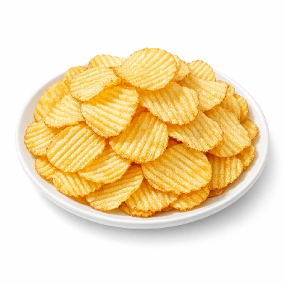 Snacks potato chips reduced fat