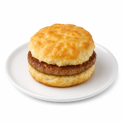Sonic Breakfast Items Biscuit Sandwich with Sausage