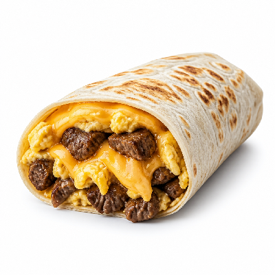 Sonic Breakfast Items Steak & Egg Burrito