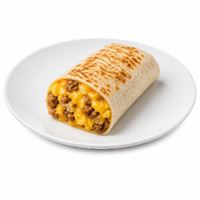 Sonic Breakfast Items Ultimate Meat & Cheese Burrito