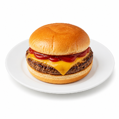 Sonic Burgers Cheeseburger with Ketchup