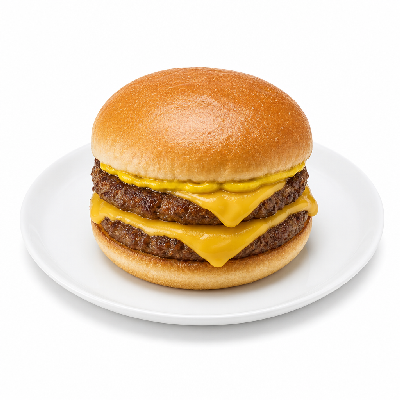 Sonic Burgers Super Sonic Double Cheeseburger with Mustard