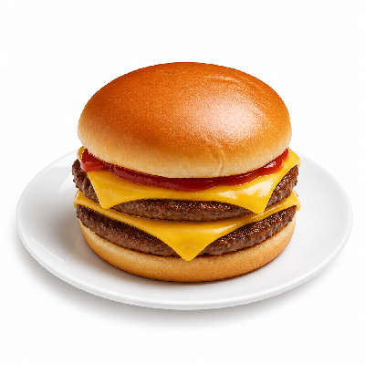 Sonic Burgers Supersonic Double Cheeseburger with Ketchup