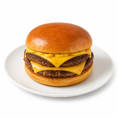 Sonic Burgers Supersonic Double Cheeseburger with Mustard