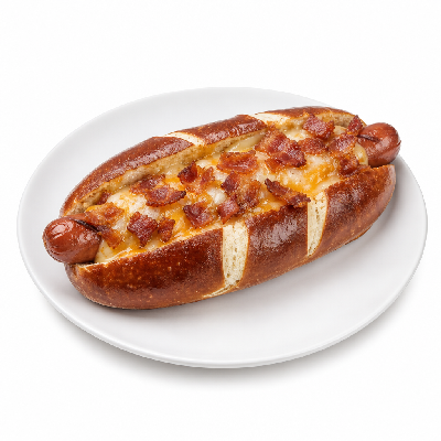 Sonic Cheesy Bacon Pretzel Dog