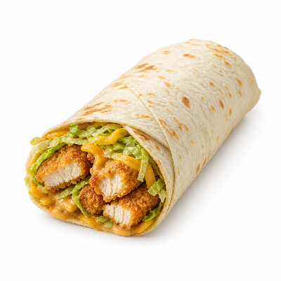 Sonic Cheesy Baja Crispy Tender Wrap