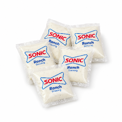 Sonic Condiment Packets Ranch Dressing