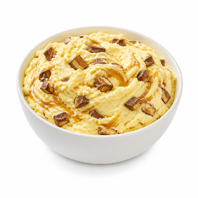 Sonic Custard Concretes Caramel Made with Snickers Bars Mini