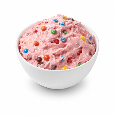 Sonic Custard Concretes Strawberry Made with M&M's Chocolate Candies Med