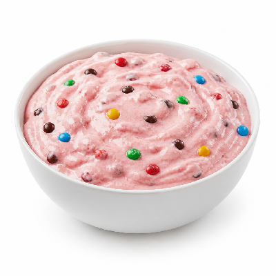 Sonic Custard Concretes Strawberry Made with M&M's Chocolate Candies Mini
