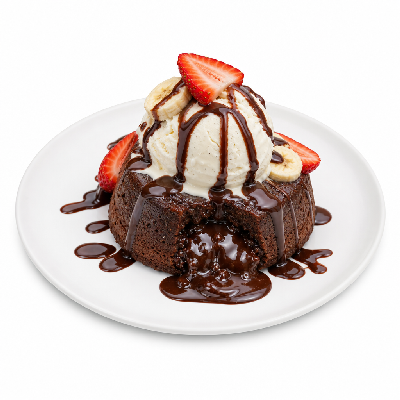 Sonic Molten Cake Sundaes Strawberry Banana Split