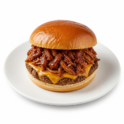 Sonic Pulled Pork BBQ Cheeseburger