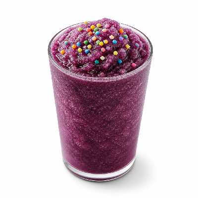 Sonic Real Fruit Slushes Grape with Rainbow Candy Lrg
