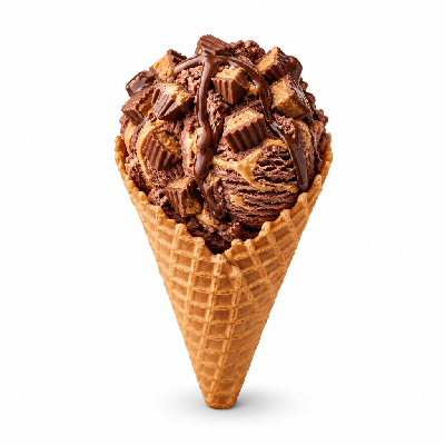 Sonic Reese's Overload Waffle Cone