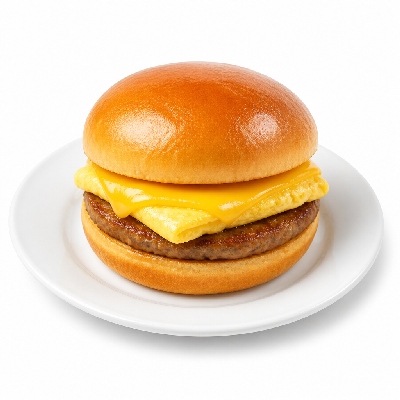 Sonic Sausage Egg and Cheese Brioche Sandwich