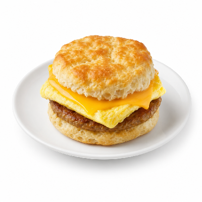 Sonic Sausage Egg & Cheese Biscuit