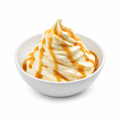 Sonic Single Topping Sundaes Caramel Real Ice Cream