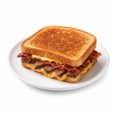 Sonic Steak and Bacon Grilled Cheese Sandwich