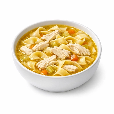 Soup chicken noodle canned chunky ready-to-serve