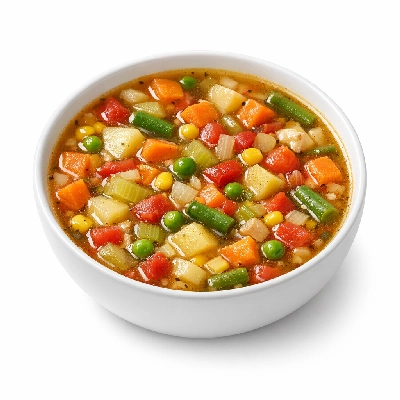 Soup chunky vegetable reduced sodium canned ready-to-serve