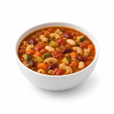 Souplantation 4 Bean Minestrone with Whole Grain Pasta