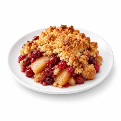 Souplantation Breakfast Cranberry Apple Cobbler