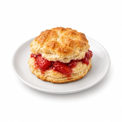 Souplantation Breakfast Sweet Strawberry Buttermilk Biscuit