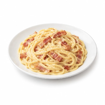 Souplantation Carbonara Pasta W Bacon