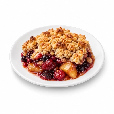 Souplantation Desserts Mixed Berry & Apple Cobbler