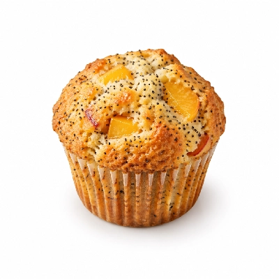 Souplantation Georgia Peach Poppyseed Muffin