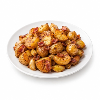 Souplantation Hot Bacon Potatoes with Roasted Garlic