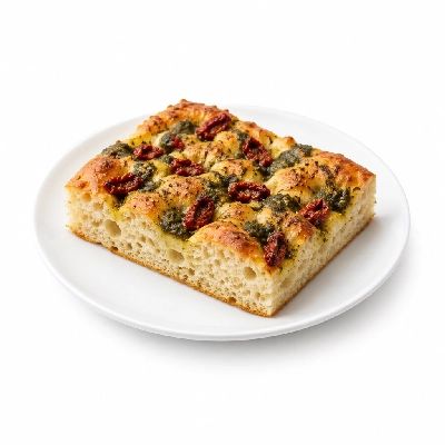 Souplantation Pesto & Sun-Dried Tomato Focaccia