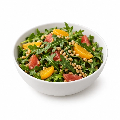 Souplantation Prepared Salads 100% Whole Wheat Arugula Citrus (Vegan)