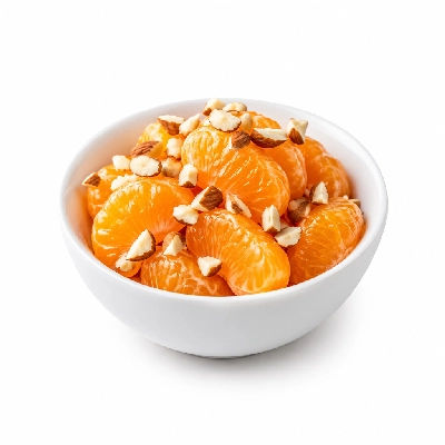 Souplantation Prepared Salads Mandarin Shells with Almonds Low-Fat Vegan