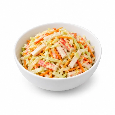Souplantation Prepared Salads Oriental Ginger Slaw with Krab Low-Fat