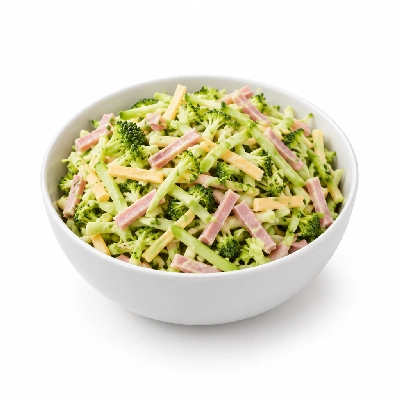 Souplantation Prepared Salads Smoky Ham & Cheddar Broccoli Slaw