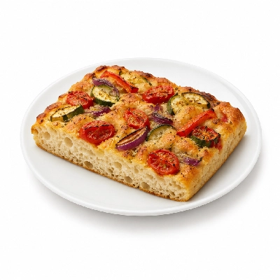 Souplantation Ragin Cajun Vegetable Focaccia (Vegetarian)