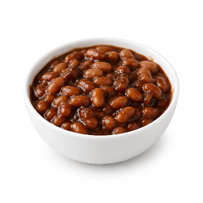 Souplantation Smoky BBQ Baked Beans (Low-Fat Non-Vegetarian)