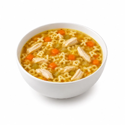 Souplantation Soups Chicken and Alphabet Noodle