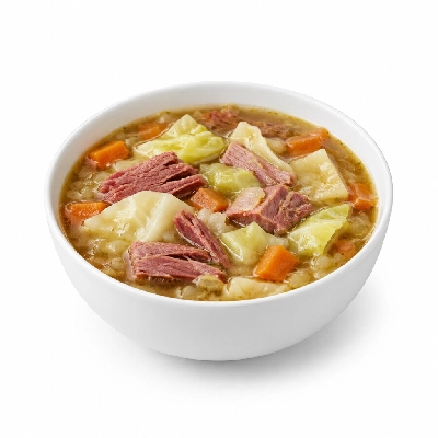 Souplantation Soups Corned Beef & Cabbage