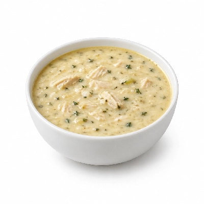 Souplantation Soups Creamy Herbed Turkey