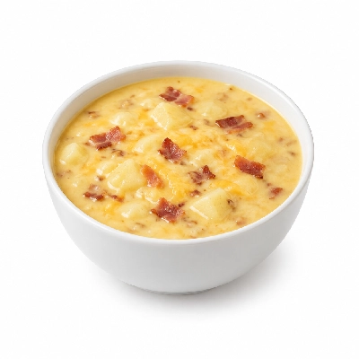Souplantation Soups Loaded Baked Potato & Cheese with Bacon