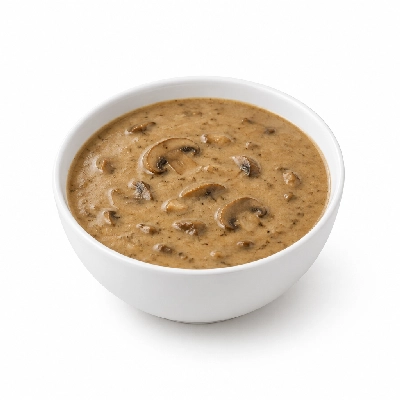 Souplantation Soups Roasted Mushroom with Sage Non-Vegetarian