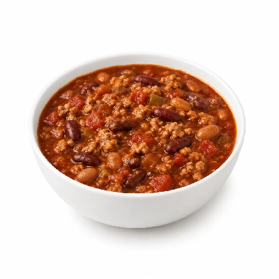 Souplantation Soups Three-Bean Turkey Chili (Low-Fat)