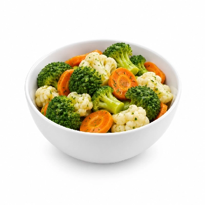 Souplantation Steamed Vegetables with Lemon Herb Butter Vegetarian